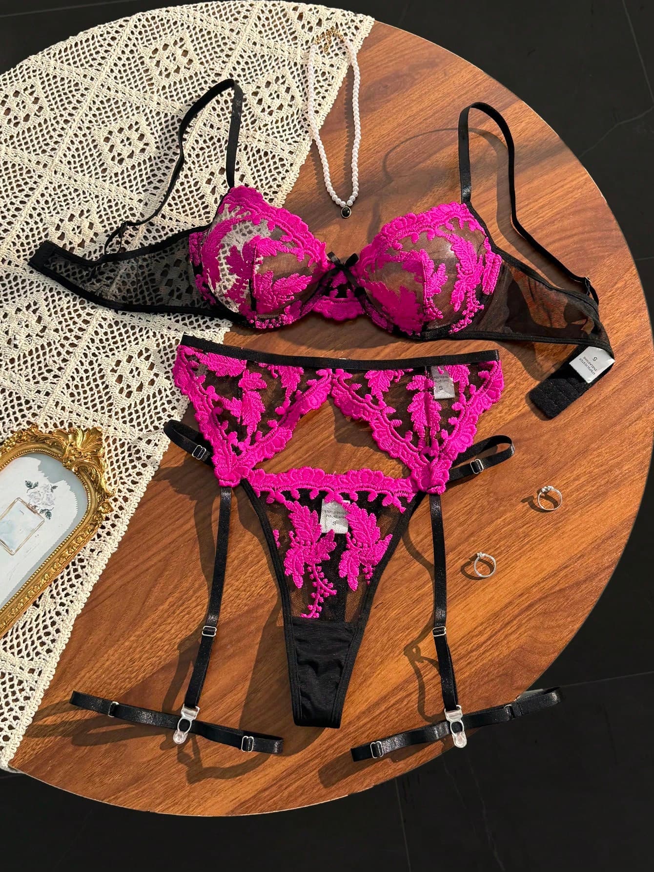 4pcs Women's Sexy Lingerie Set