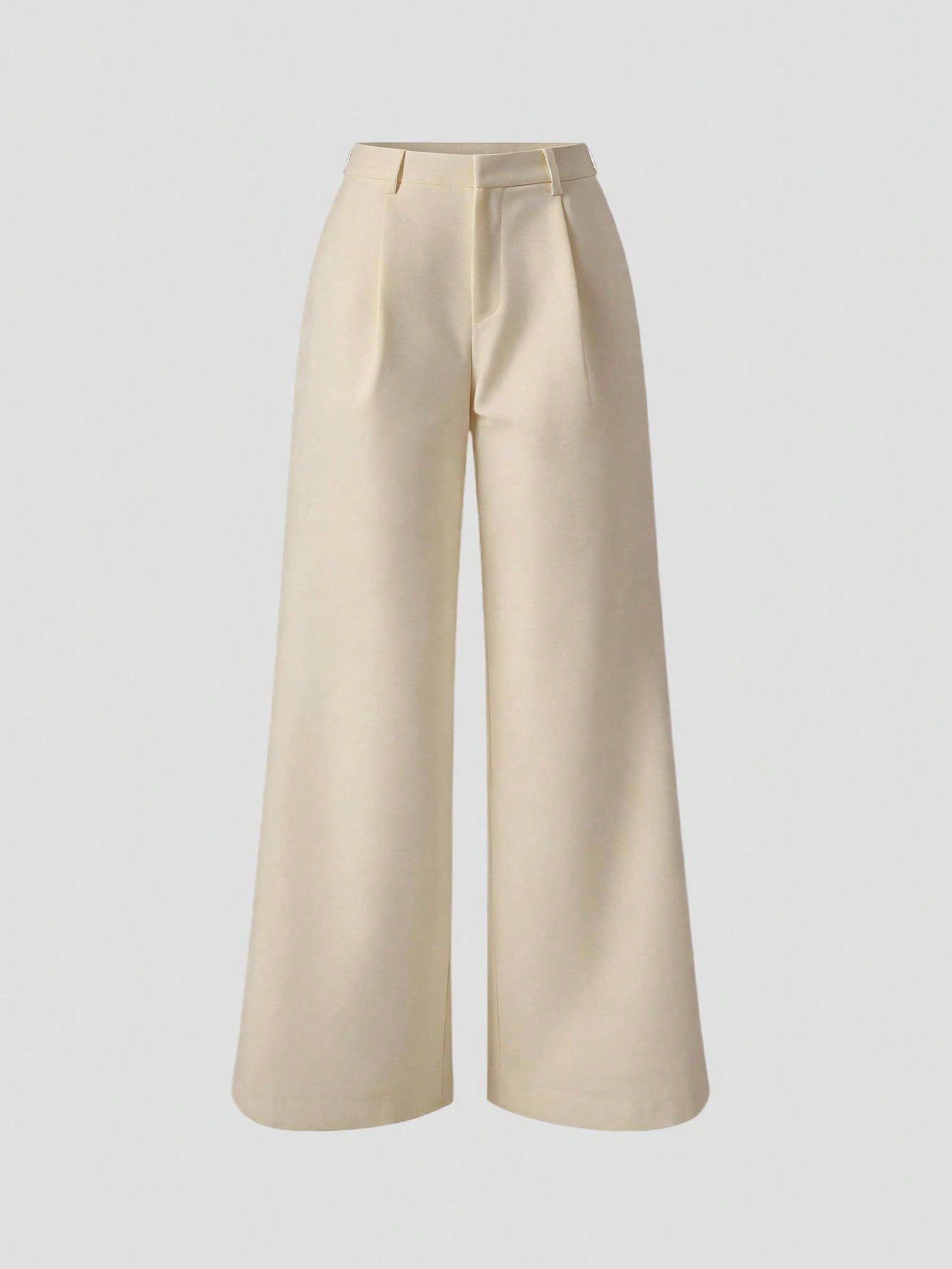 Sweetra Women's Elegant Slim Casual Wide-Leg Pants Fall Cloth For Women