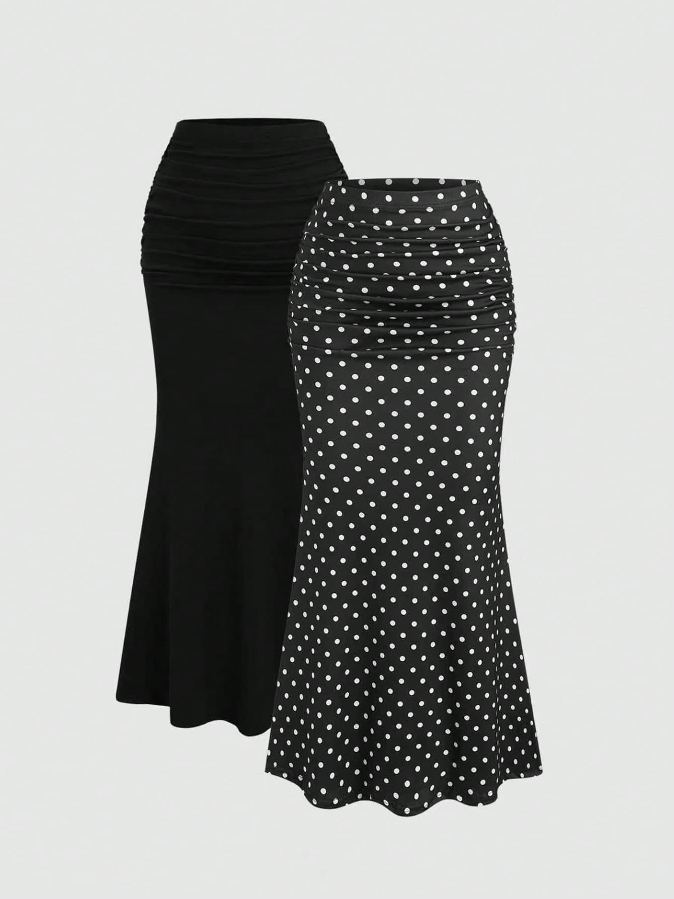 Sweetra Women's Pleated Casual Versatile Date/Travel Mini Skirt