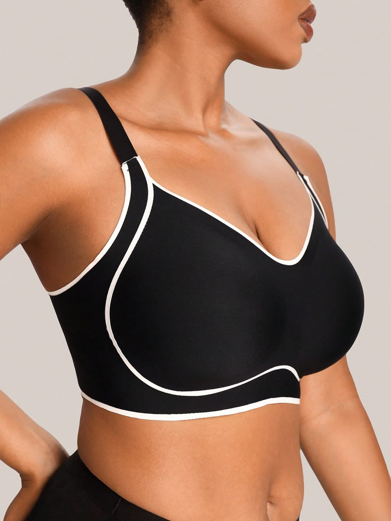 Barelissa Plus Size Women Wireless Minimalist Bra