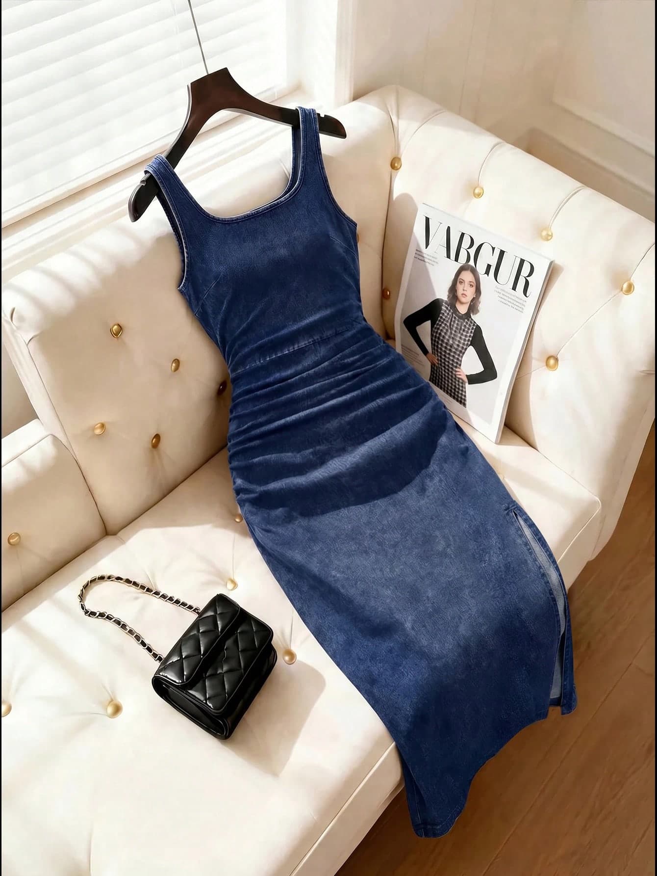 SHEIN MOD Plus Size Women's Work Outfits For Women Autumn Outfit For Women Back To School Elegant Dress Graduation Dress Women's Country Clothing Social Dress