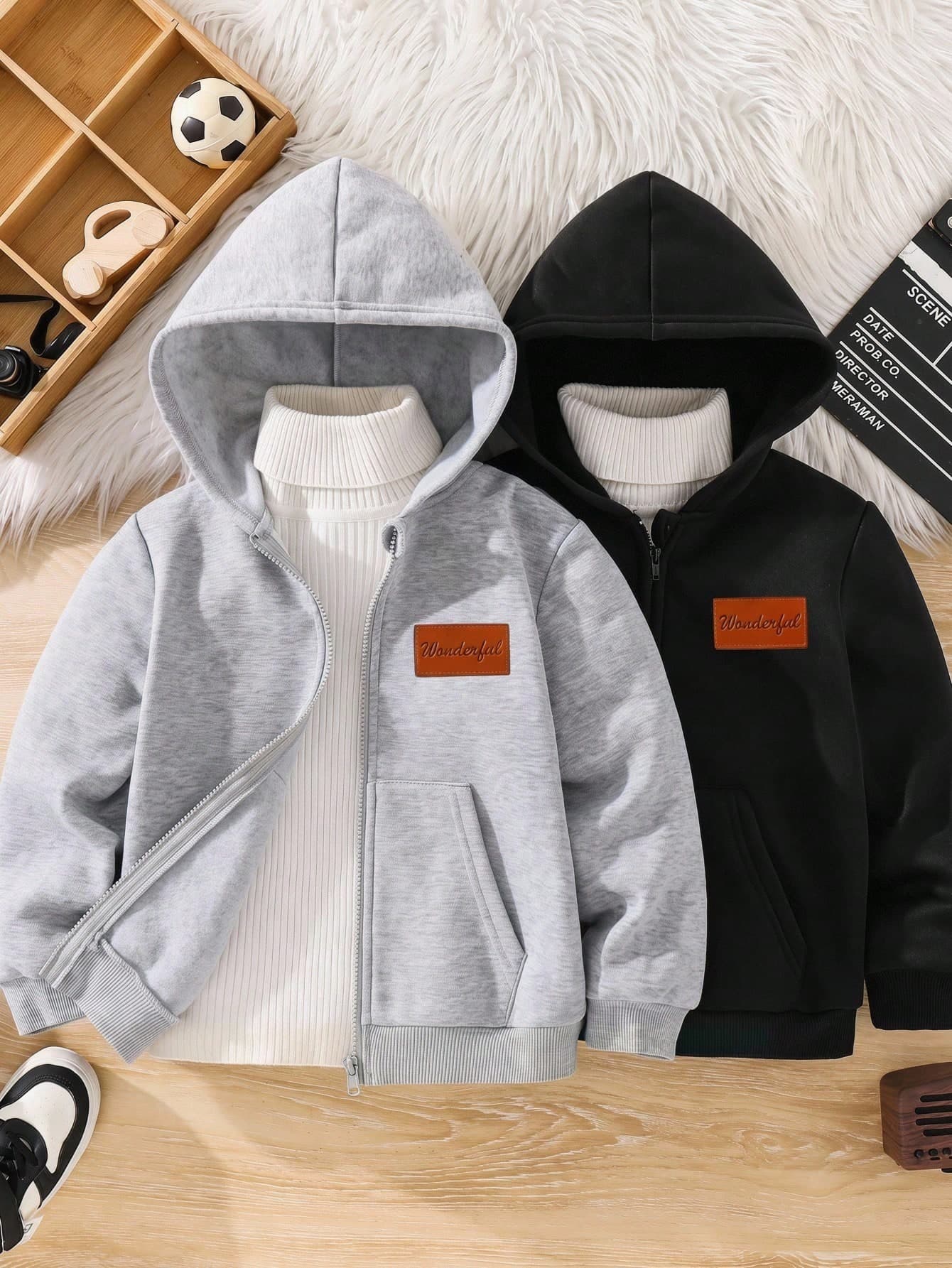 SHEIN Kids Tween Boys Casual Sweatshirt Sweatshirt, Versatile Soft Heather Grey Fabric, All-Match Top, Suitable For Autumn/Winter, Valentine's Day, AutumnOutfit, Family Gathering, Back To School, Wedding Season, Sports, Birthday Party