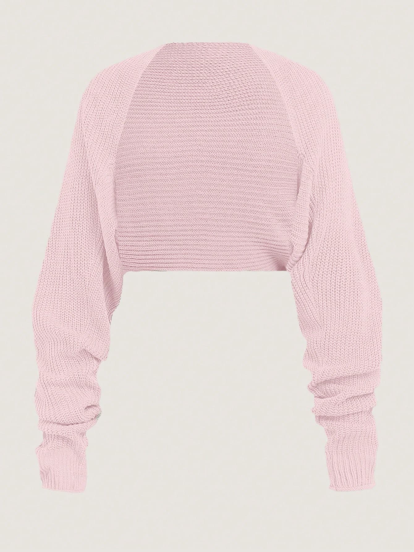 SHEIN Girlism Kids Teen Girls Autumn/Winter Outfits / Pink / Short / Knit / Cardigan / Sun Protection / Sweater / High-Quality / Cute / Practical And Versatile