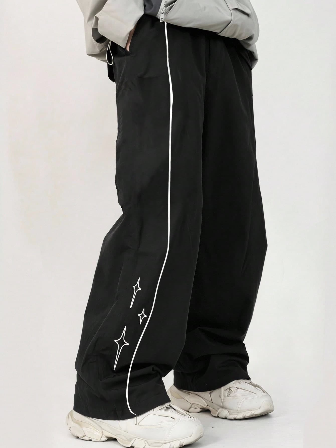 Kids Tween Boys Casual Squishy Pants Black Sweatpants Boys Outfit Kids Set, Suitable For Spring/Summer, Valentine's Day, Date, Summer Outfit, Family Gathering, Back To School Season, Wedding Season, Sports, Birthday Party