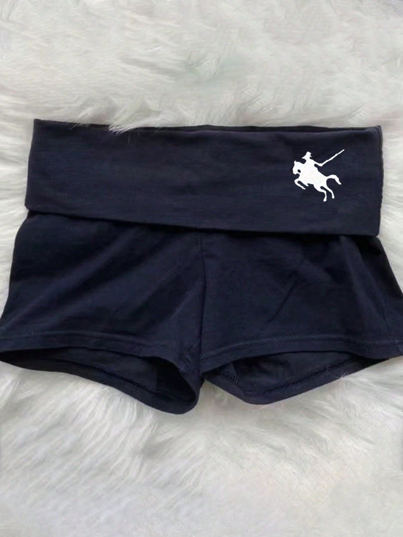 Tween Girls' Summer Casual All-Match Versatile Daily Wear Home Fitness Yoga Cropped Waistband Printed Leggings Shorts