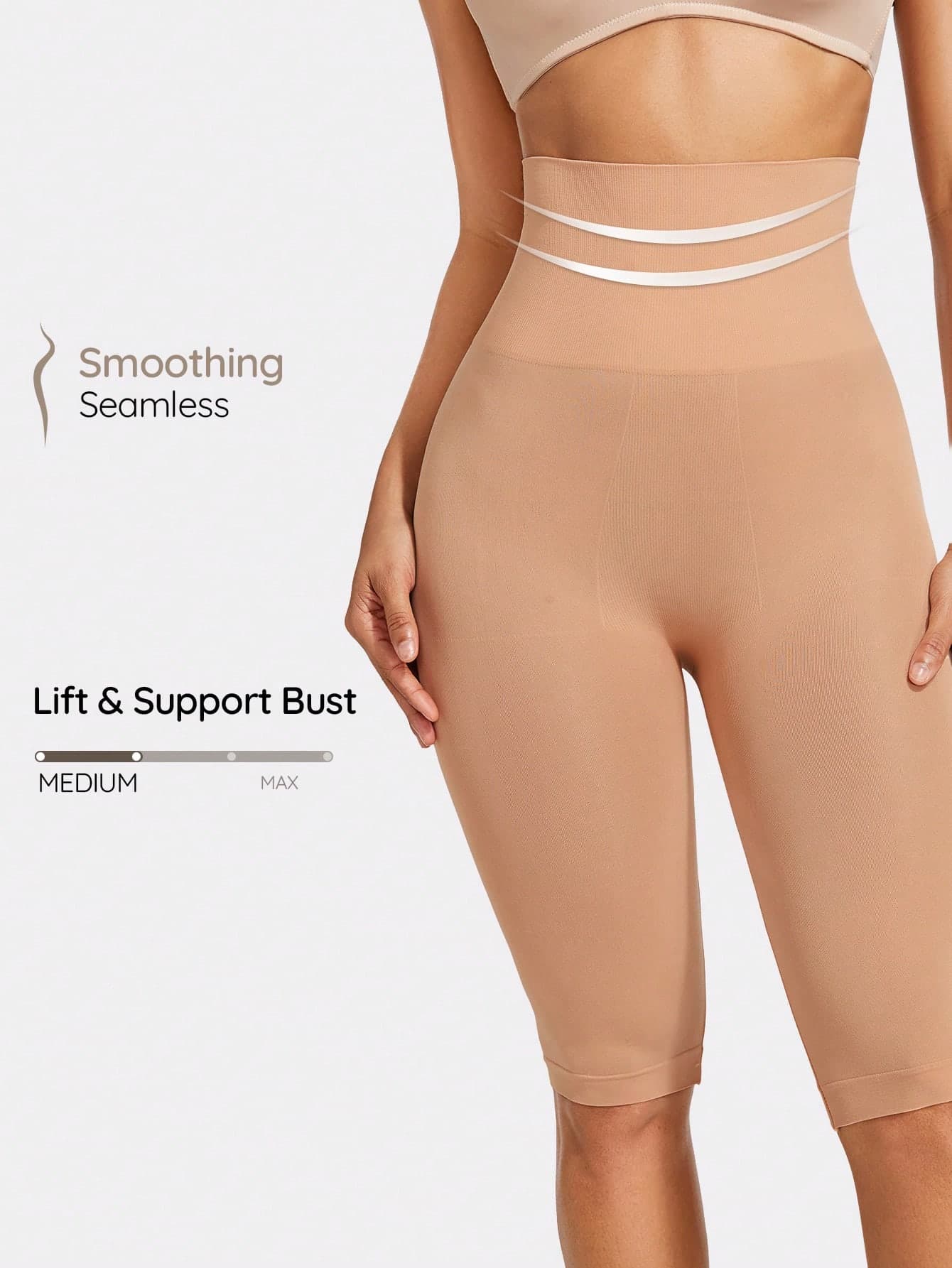 SHAPORA Women's High Waist Tummy Control Shapewear Shorts