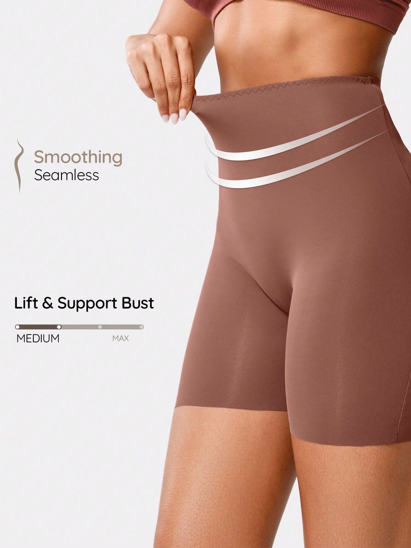 SHAPORA Women's Solid Color Shapewear Bottoms