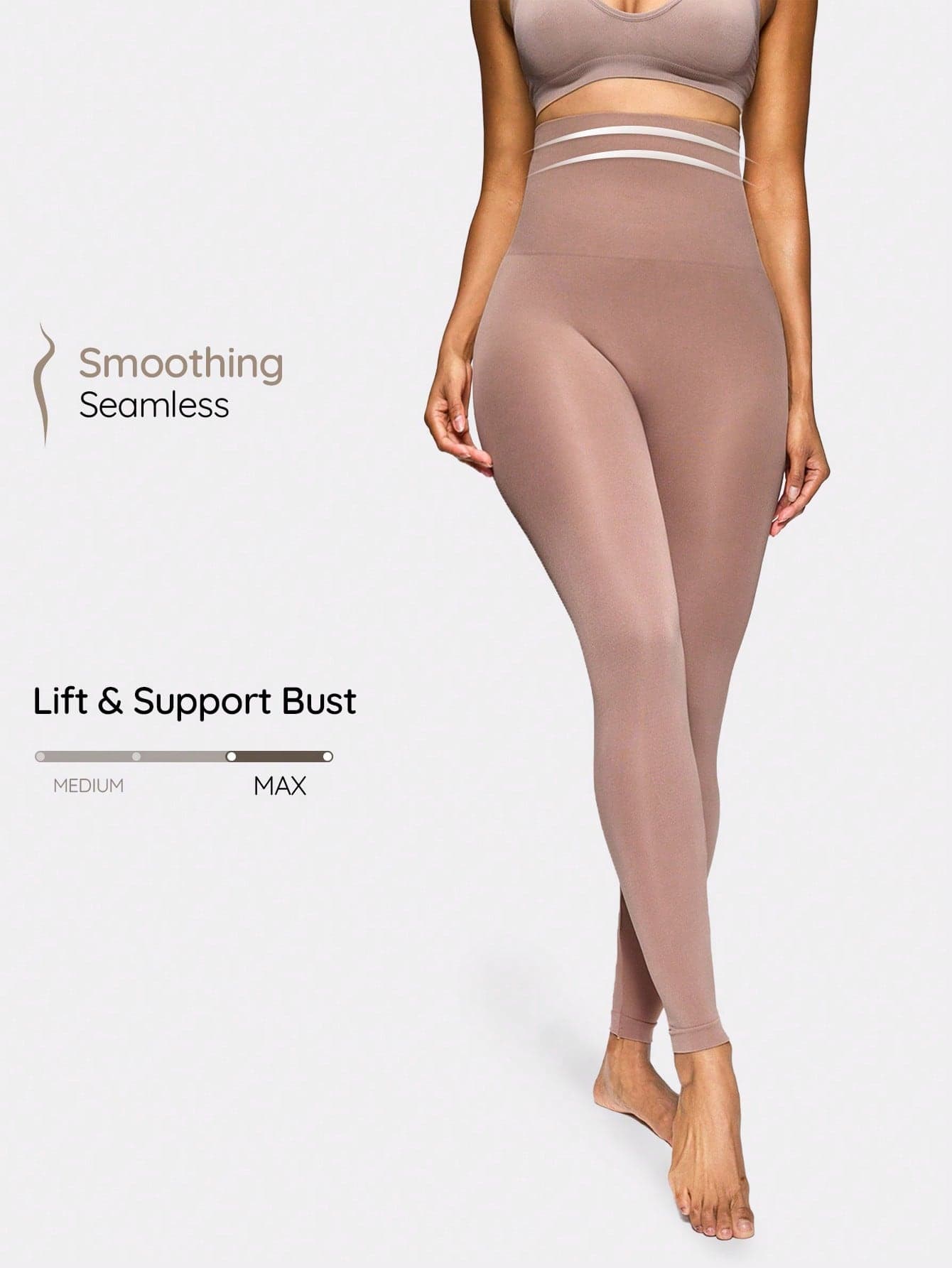 SHAPORA Women's Solid Color High Waist Slimming Pants, Everyday Wear