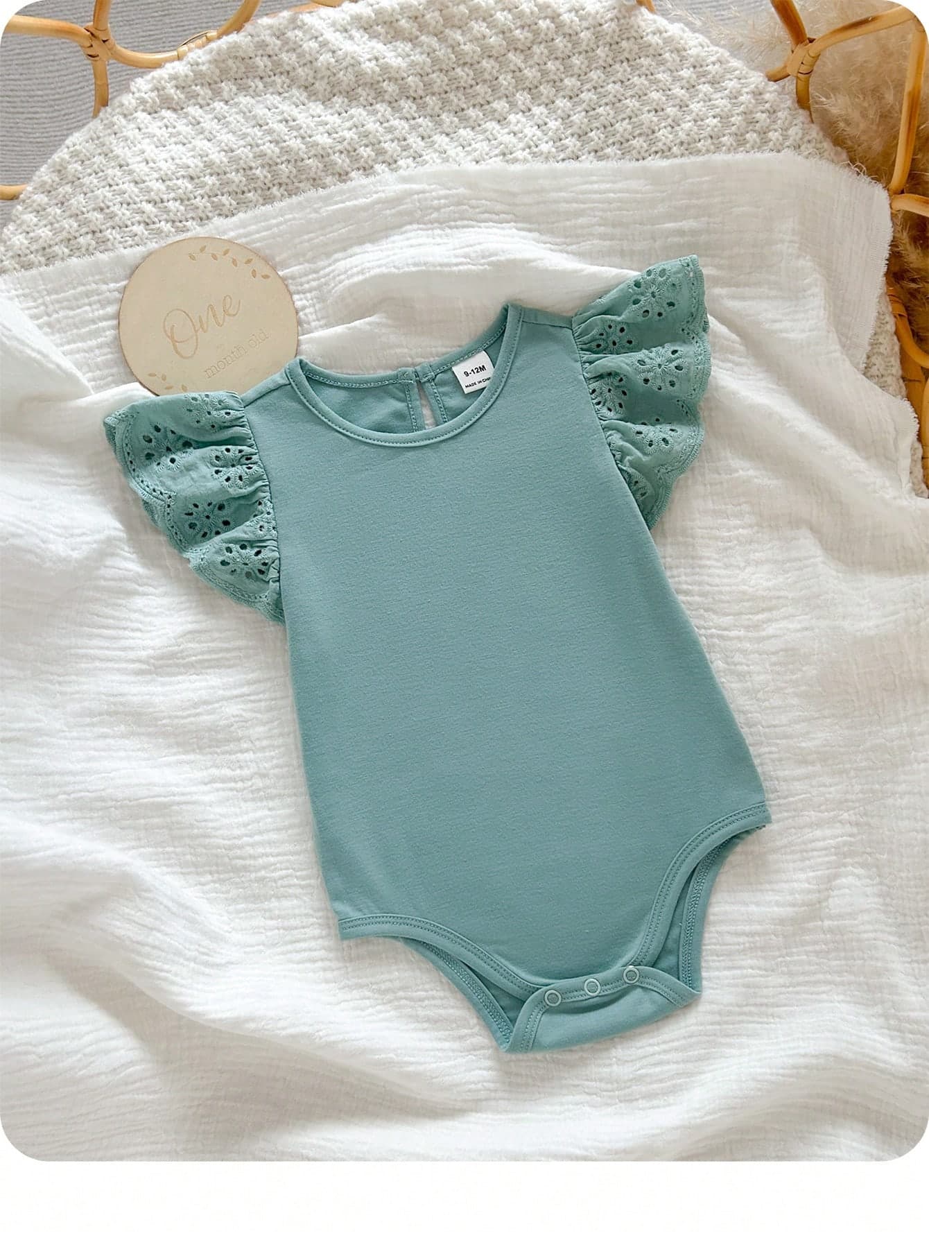 Newborn Baby Girl Knitted Cute Casual Summer Cap Sleeve Romper
