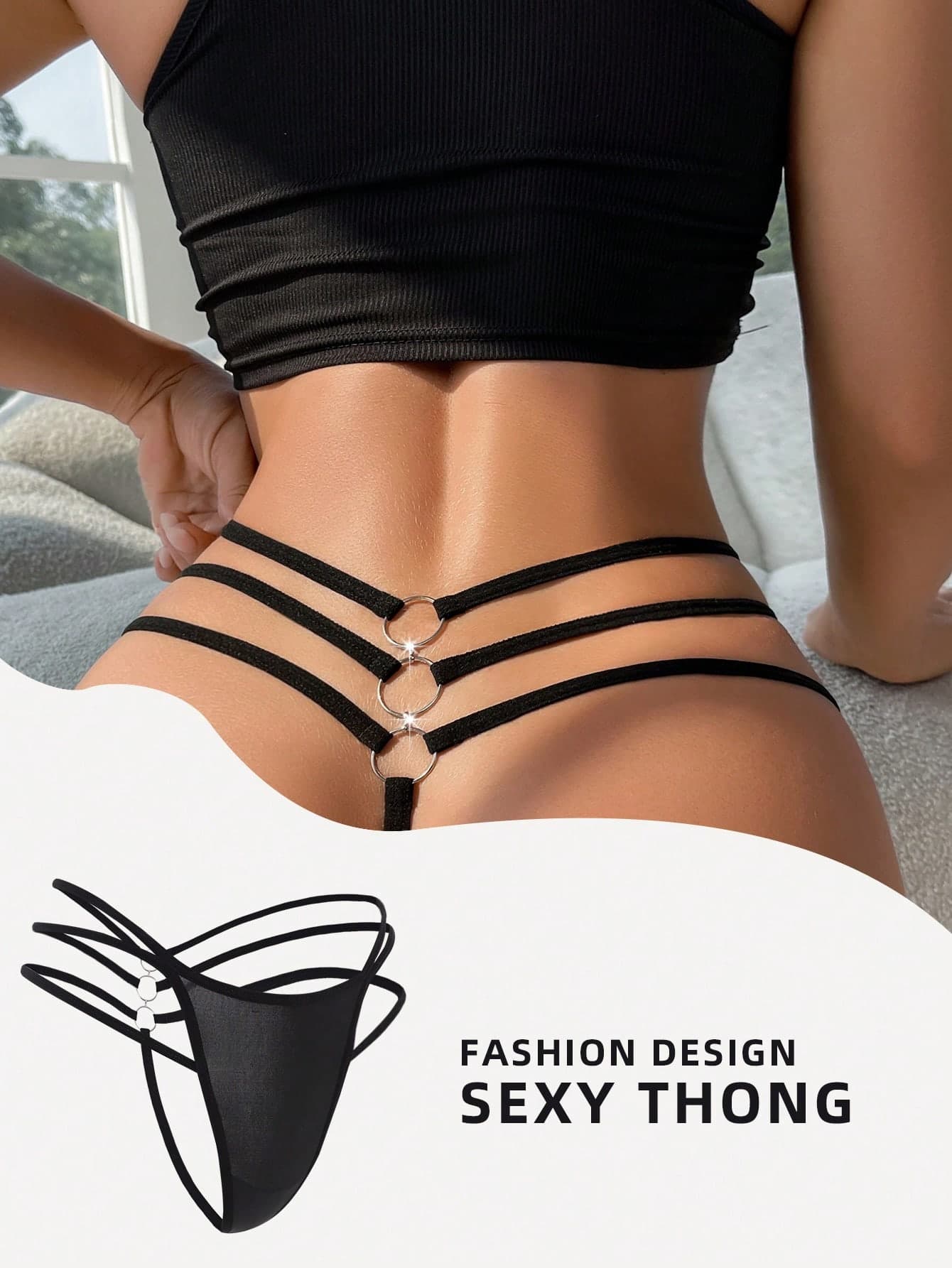 SHEIN Sexy Allure Fashion Women Panty, Suitable For Summer