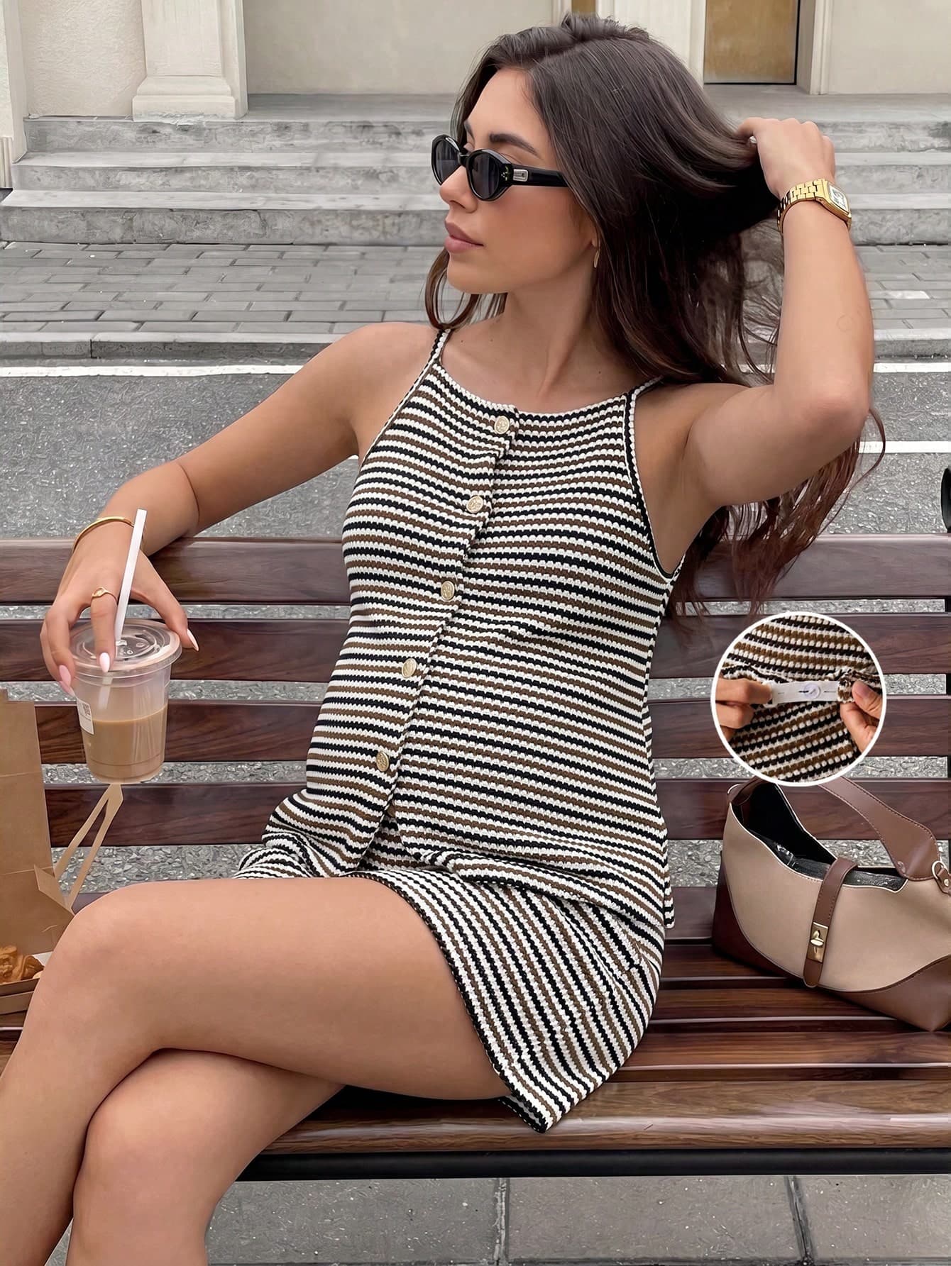 MaterniWear White Button Vest Top And Adjustable Waist Shorts Maternity 2 Pieces Set Maternity Summer Casual