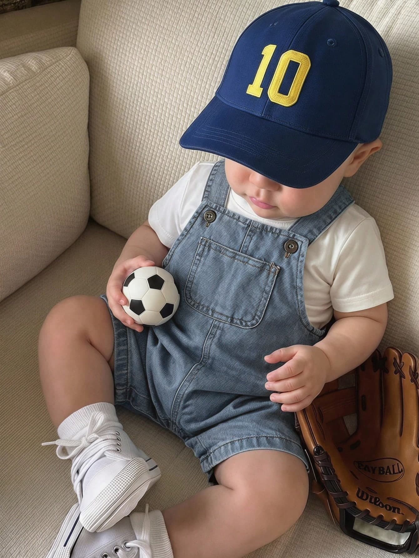 SHEIN Unisex Baby/Baby Boy/Girl Cute Denim Bib Shorts Romper, Baby Boy Summer Clothes, Streetwear, Baby Overalls, Jeans