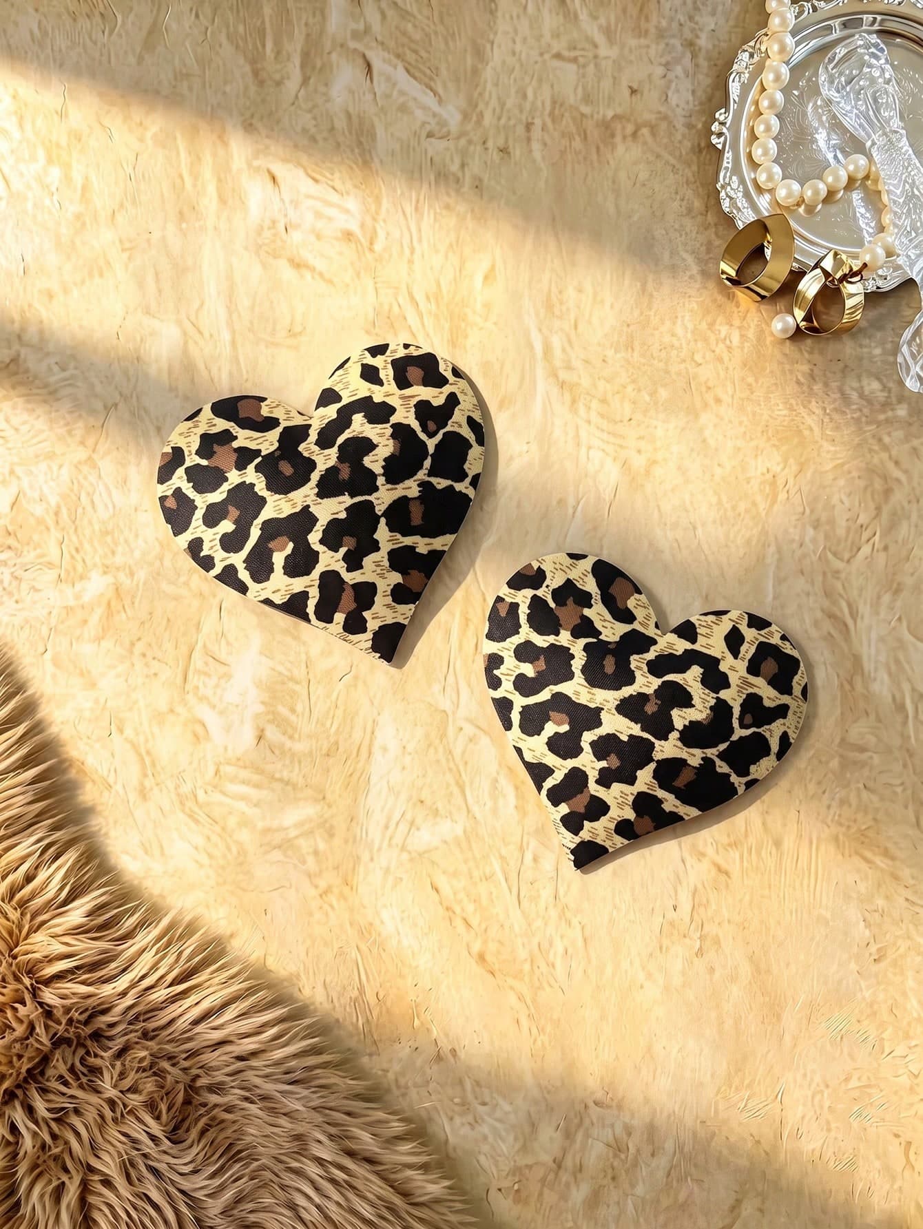 Bare Chapter Leopard Print, Wild Charm, Ultra-Thin, Full Body Women's Nipple Covers & Chafing Sweat-Absorbing Stickers For Party, Music Festival, Bar