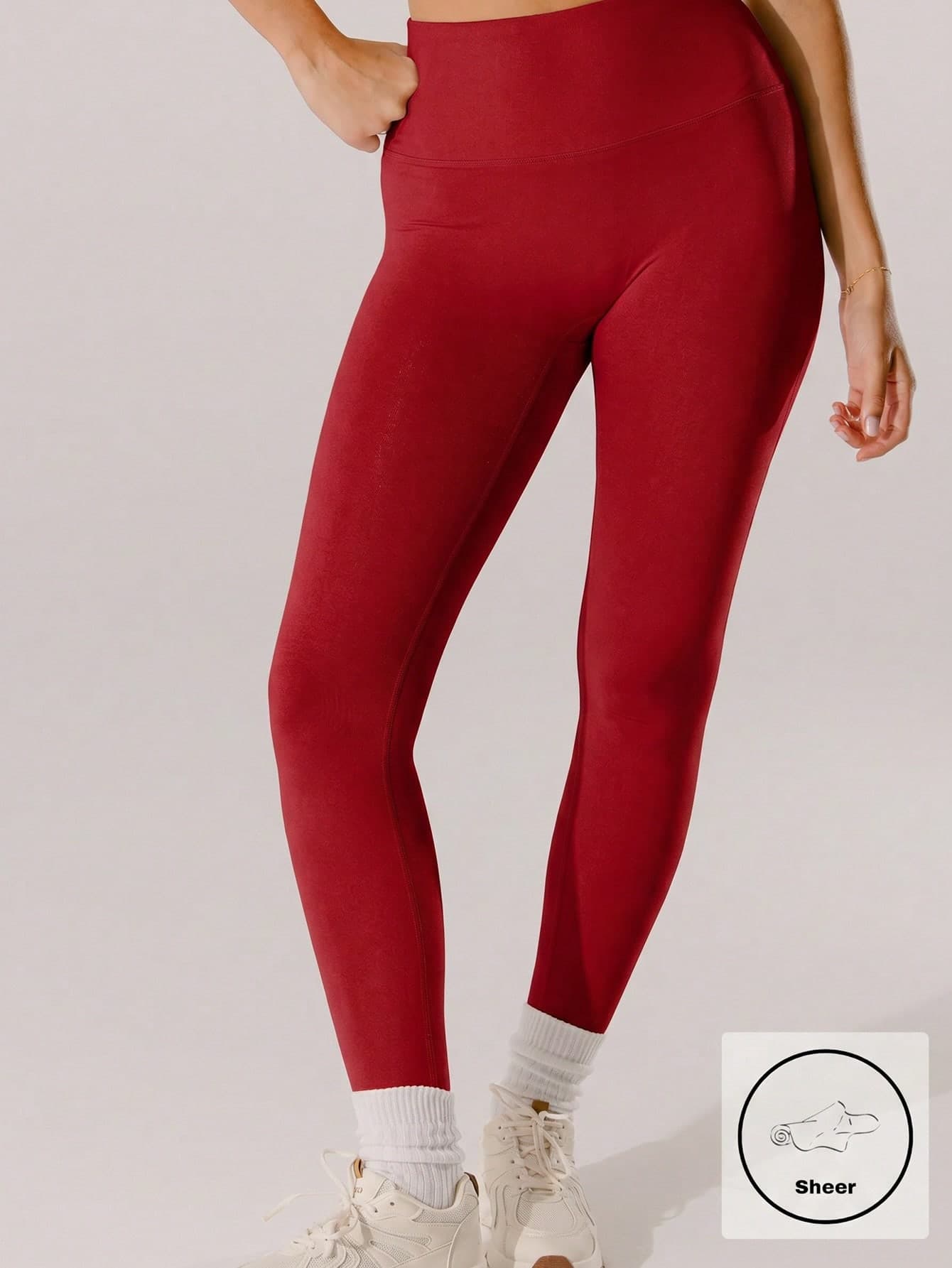 Aralina Leisurewear Active Pastel Pink High-Rise Bottom Lift Active Leggings