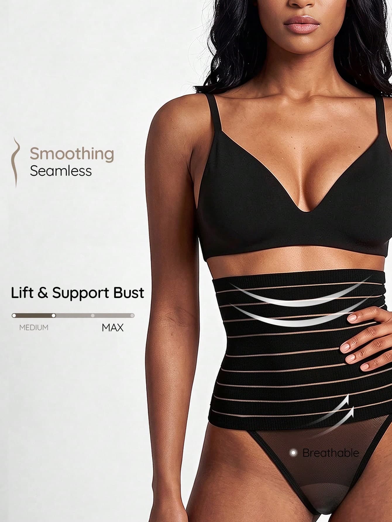 SHAPORA 1pc High Waist Tummy Control Waist Cincher Belly Slimming Butt Lifting Pants
