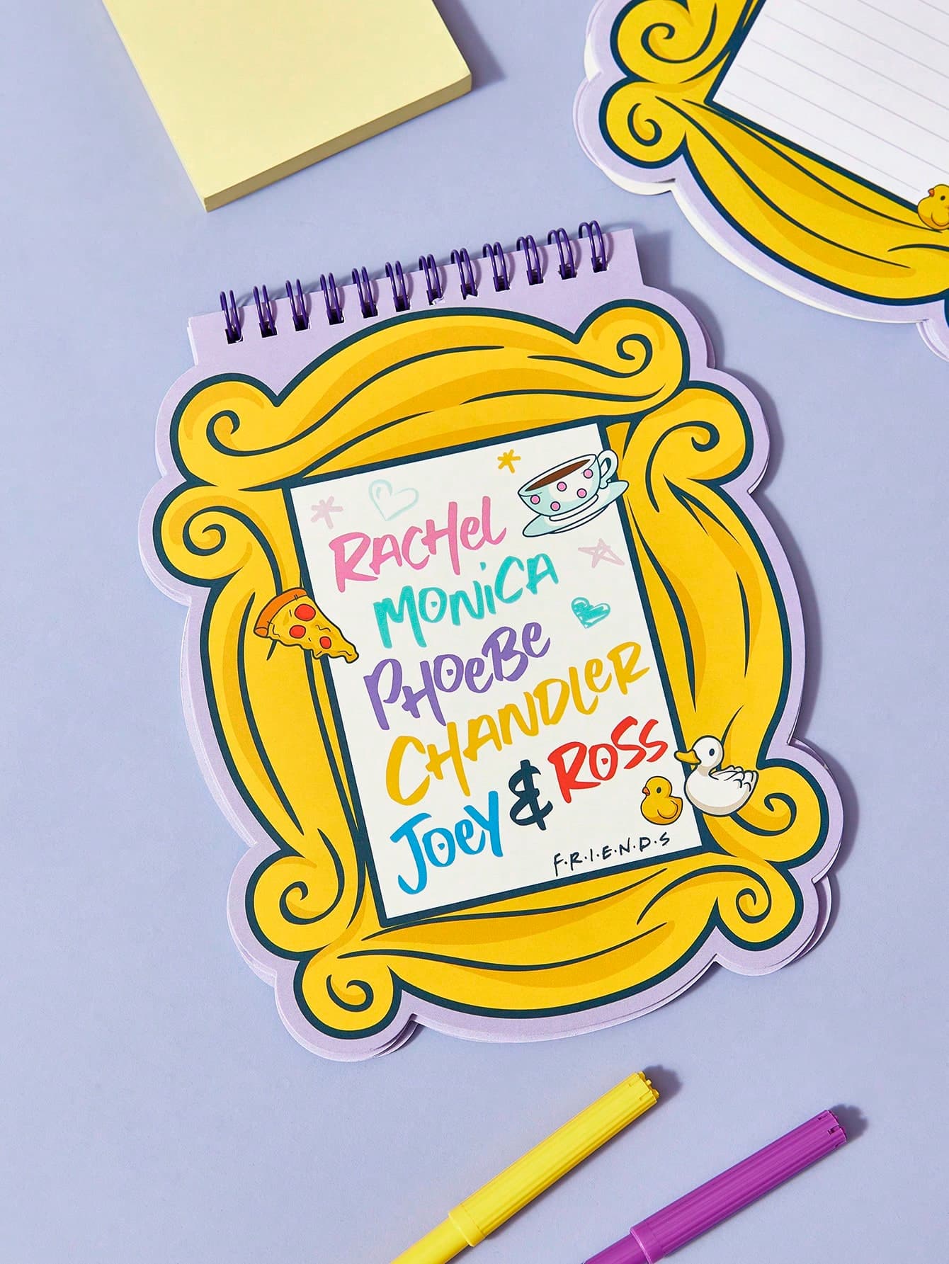 FRIENDS X Joivida 1 Colorful Memo Pad American TV Series Theme Spiral Notebook
