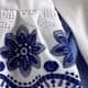 Blue and White