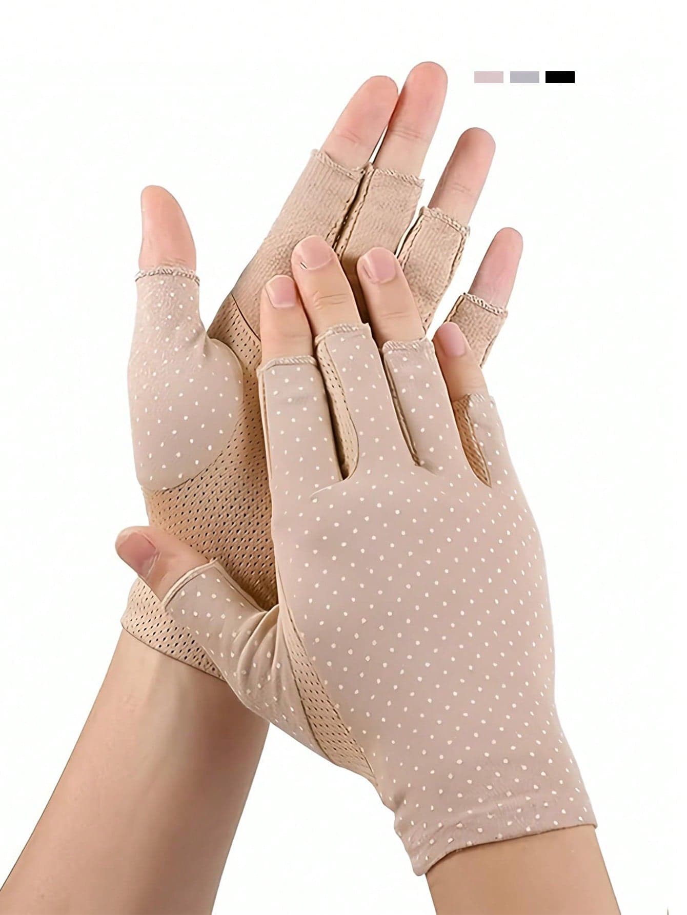 1PC Ladies' Outdoor Sun Protection Gloves For Cycling, Driving, Running, Mountaineering - Anti-Slip Touchscreen, UV Protection - Suitable For Any Outdoor Activity