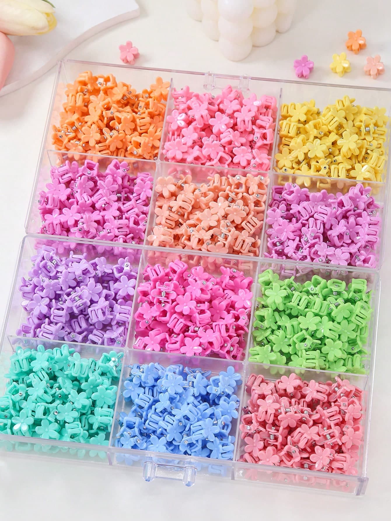100pcs/Pack Colorful Mini BB Hair Clips, Random Colors, Fashion, Simple & Cute Hair Accessories For Girls, Suitable For Daily Use
