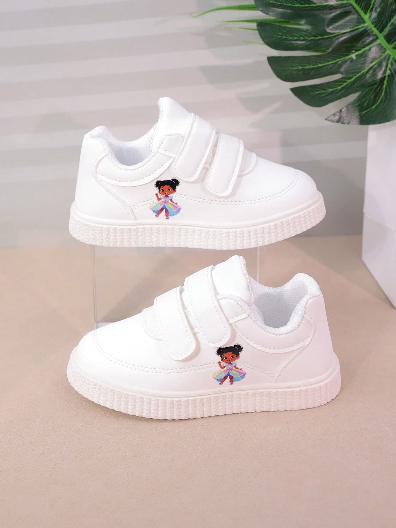 Kids Shoes Spring New Anti-Slip Girls Running Shoes Cartoon Boys Casual Sneakers Toddler Infant Sports Shoes Little White Shoes