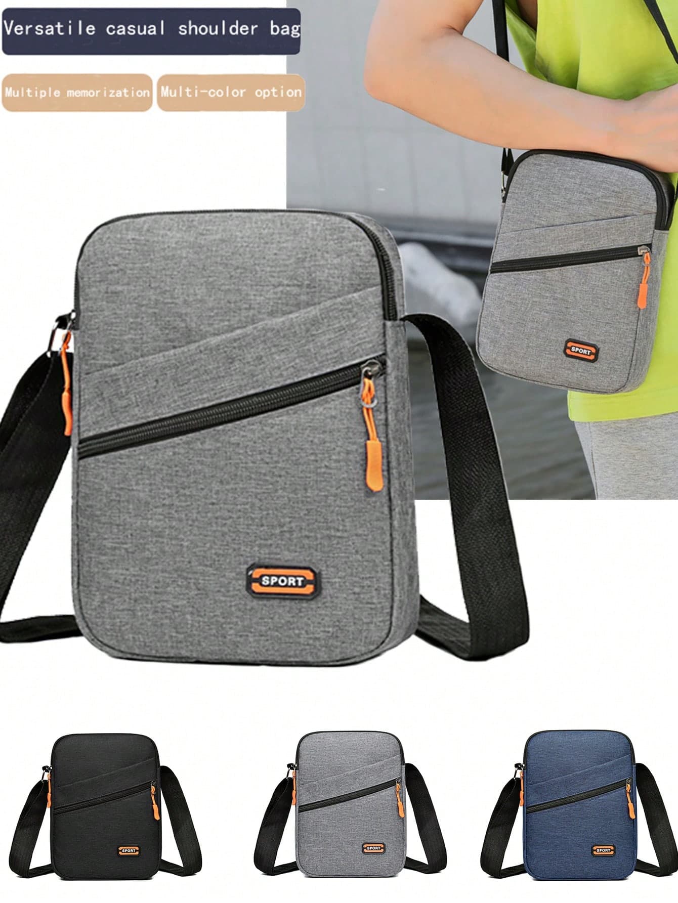 Korean Version Of Leisure Large Capacity Multi-Layer Waterproof Bag Oxford Cloth Bag Men's And Women's Business Bag Collection Wallet,Y2k