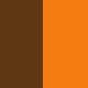 2PCS (brown + Orange)