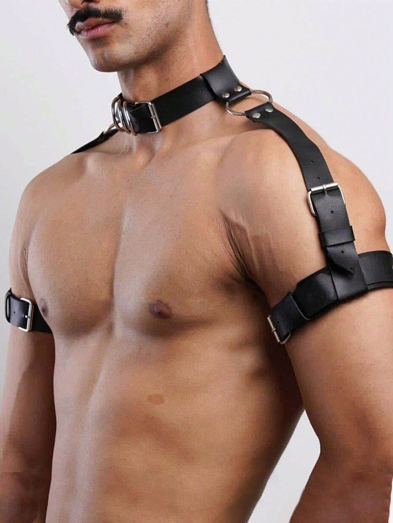 Chest Harness Belt For Men Punk Fashionable Men's Underwear Accessories Body Harness For Men Adjustable Waist Belt For Party Cosplay