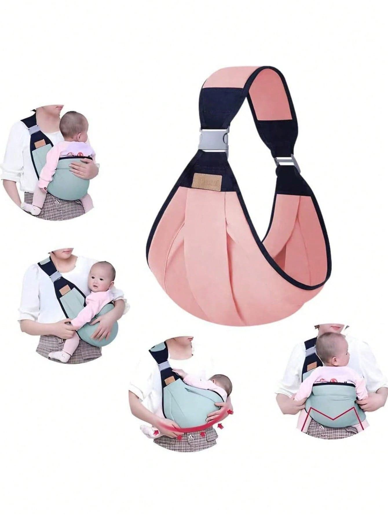 This Is A Simple, Multi-Functional, Breathable And Tool That Can Be Used To Carry Babies. It Is A Horizontal Front-Facing Fixing Device Suitable For Newborns.