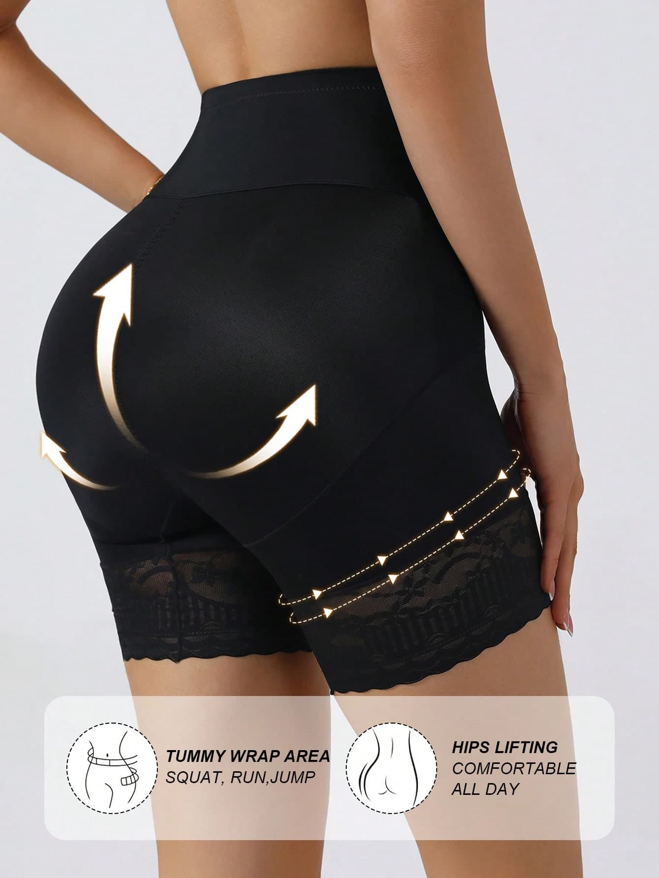 High Waist Shaping Panties, Seamless Tummy Control Slimming Shorts, Abdomen Lifting Buttock Lifting Briefs For Women
