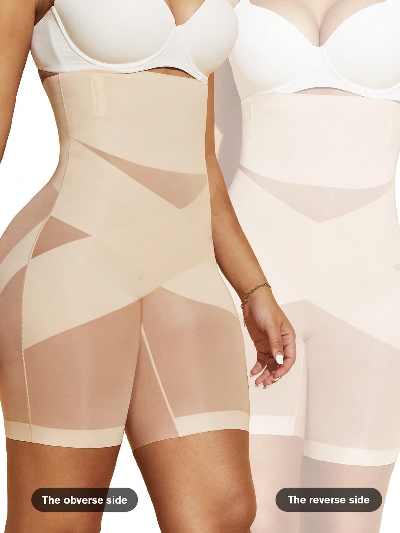 1pc Women's High Waist Tummy Control Seamless Butt Lift Shaping Panties Slimming Underwear Shorts