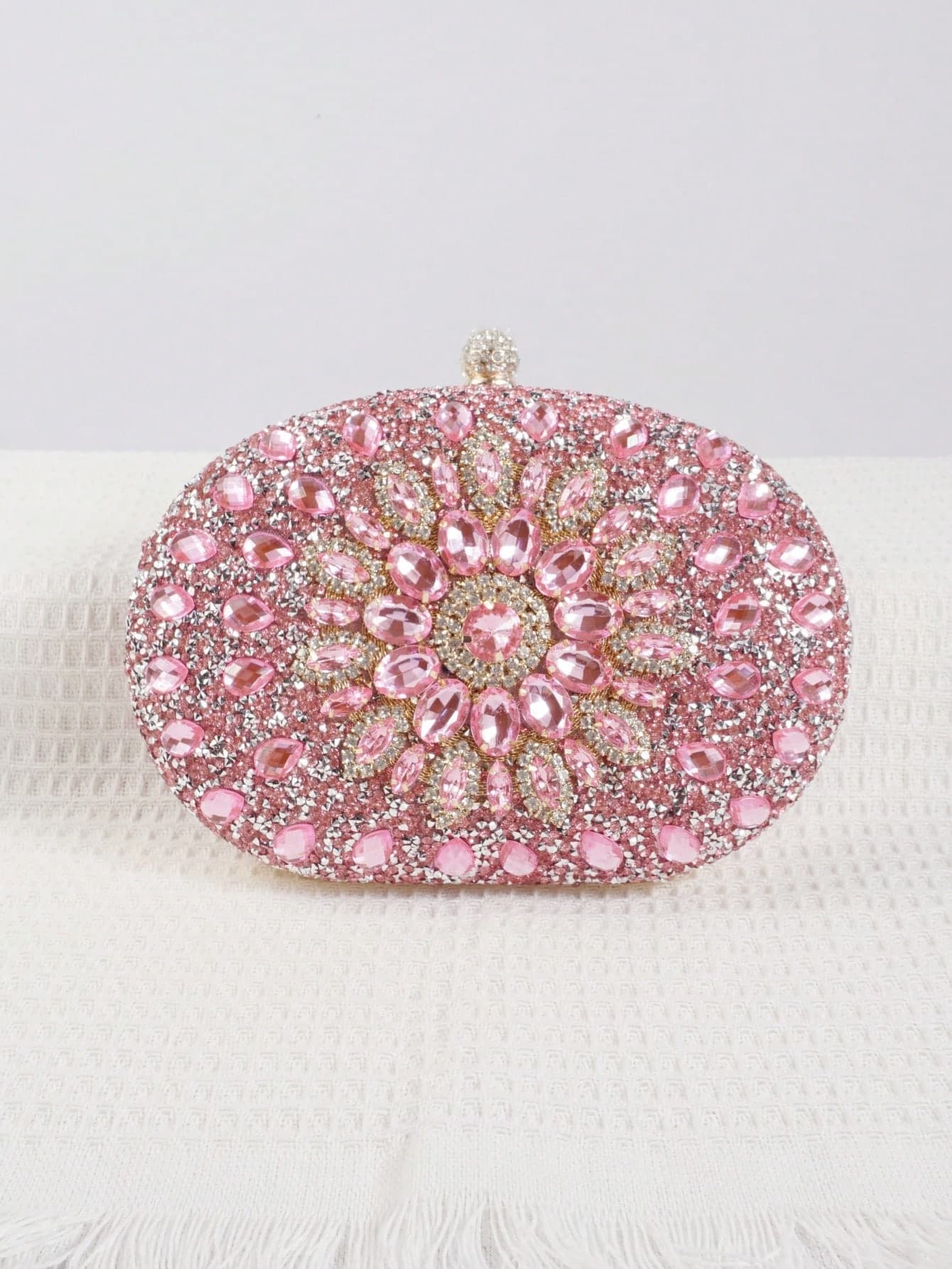 European And American Fashion Handheld Banquet Bag Cross-Border Popular Love Bag Retro Chain Shoulder Crossbody Bag Wallet , Valentine's Day , Valentine's Day, Party Bags ,Pink Bag
