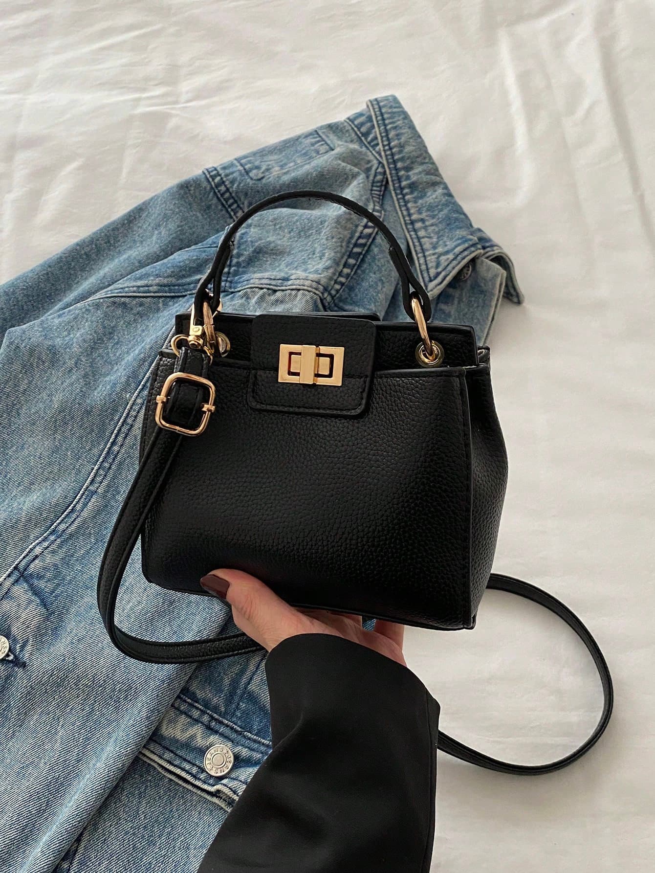 New Fashion Casual Latch Handbag, Suitable For Party, Outing, Shopping And Daily Use,