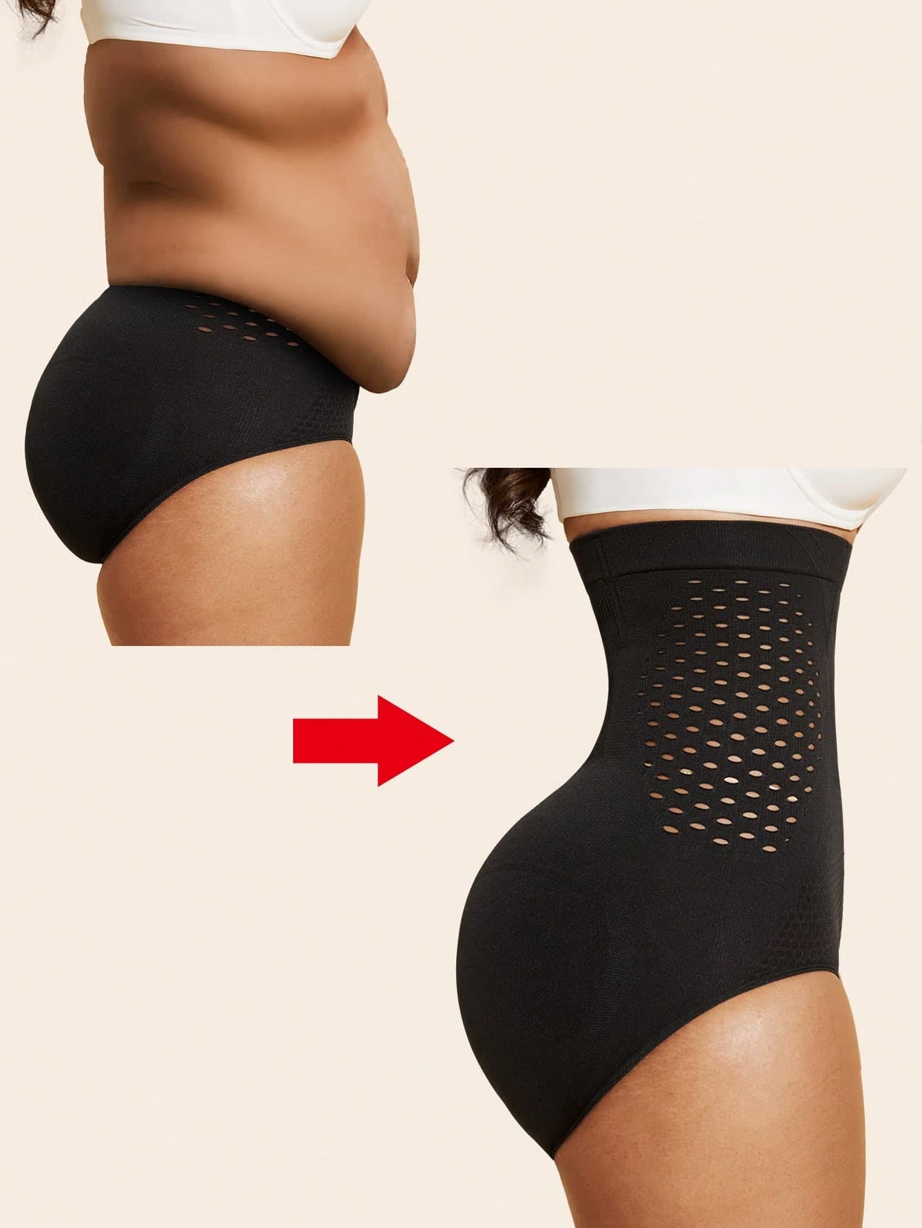 1pc Women's High Waist Seamless Shaping Jumpsuit Abdominal Control Butt Lift Tummy Control Slimming Panties Shaping Underwear
