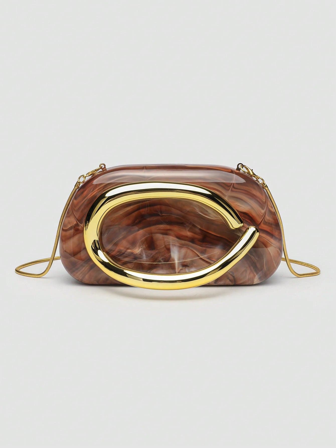 1pc Acrylic Clutch Bag, Ideal For Valentine's Day, Comfortable And Fashionable, Stylish Handbag, Personalized Gift Choice, 2025 Accessory