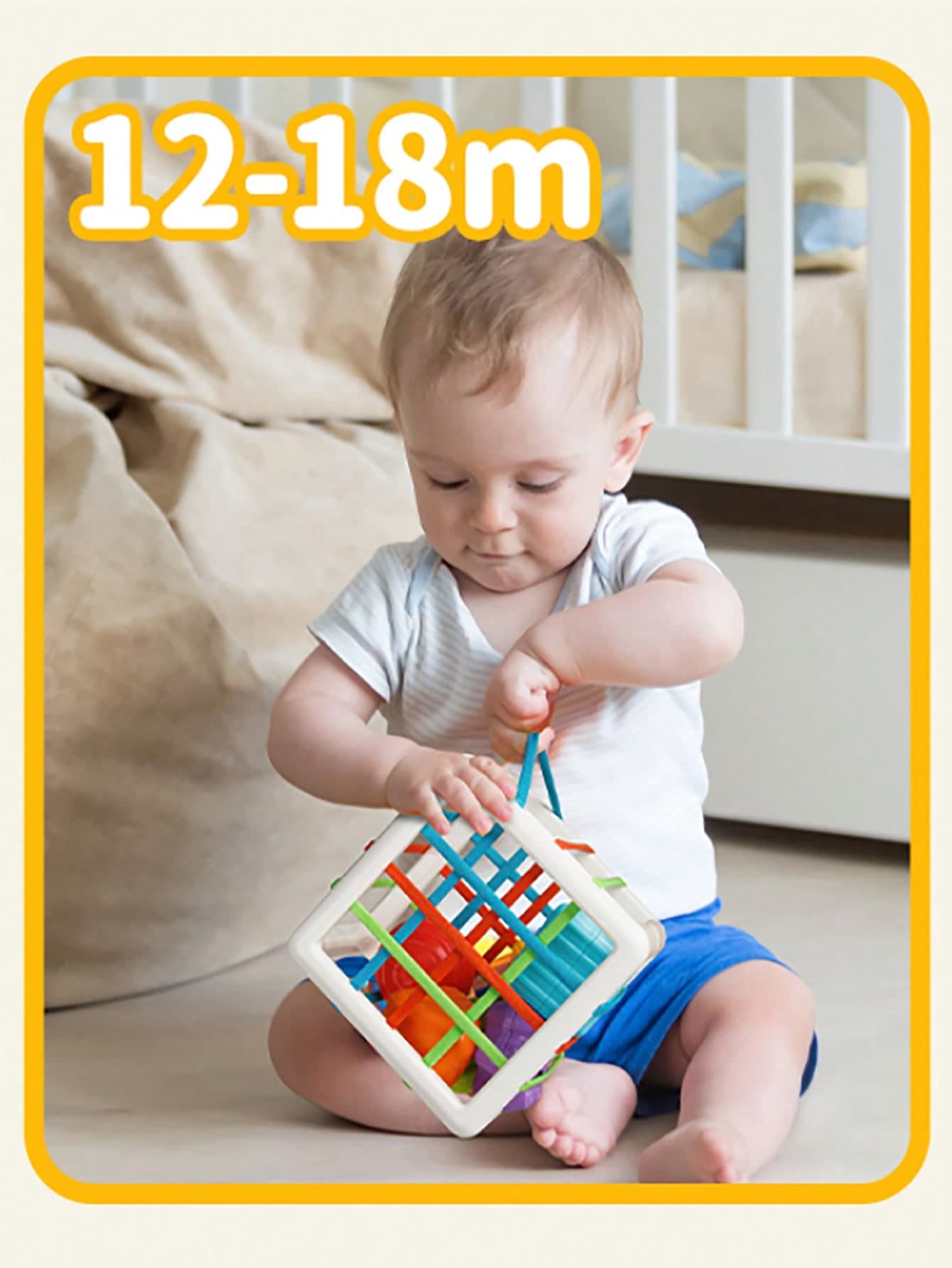 1pc Children's Stacking Toy, Color And Shape Recognition, Hand-Eye Coordination, Early Education Stacking Toy Gift, Stacking Toy, Color And Shape Recognition Matching Toy, Sorting Toy, Boys And Girls Thanksgiving Halloween Christmas Parent-Child Interactive Toy, Children's Day (Detailed Accessories Texture And Color Random)