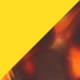 Tortoise Shell Frame Yellow Orange Slice
