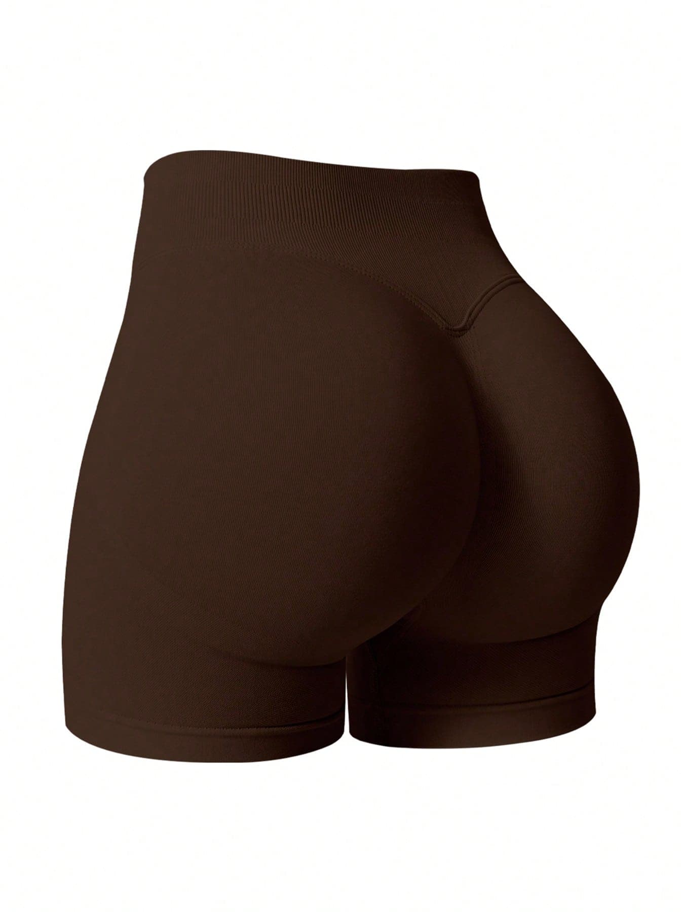 NcmRyu Women's Solid Color Short Tight Workout Running Shorts Summer Sports