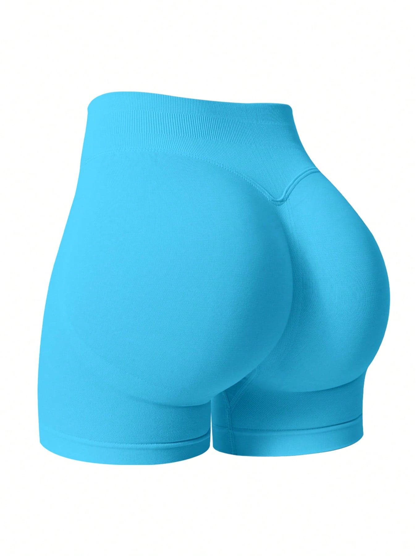 NcmRyu Women Solid Color Short Tight-Fitting Versatile Running Exercise Training Shorts Summer Sports