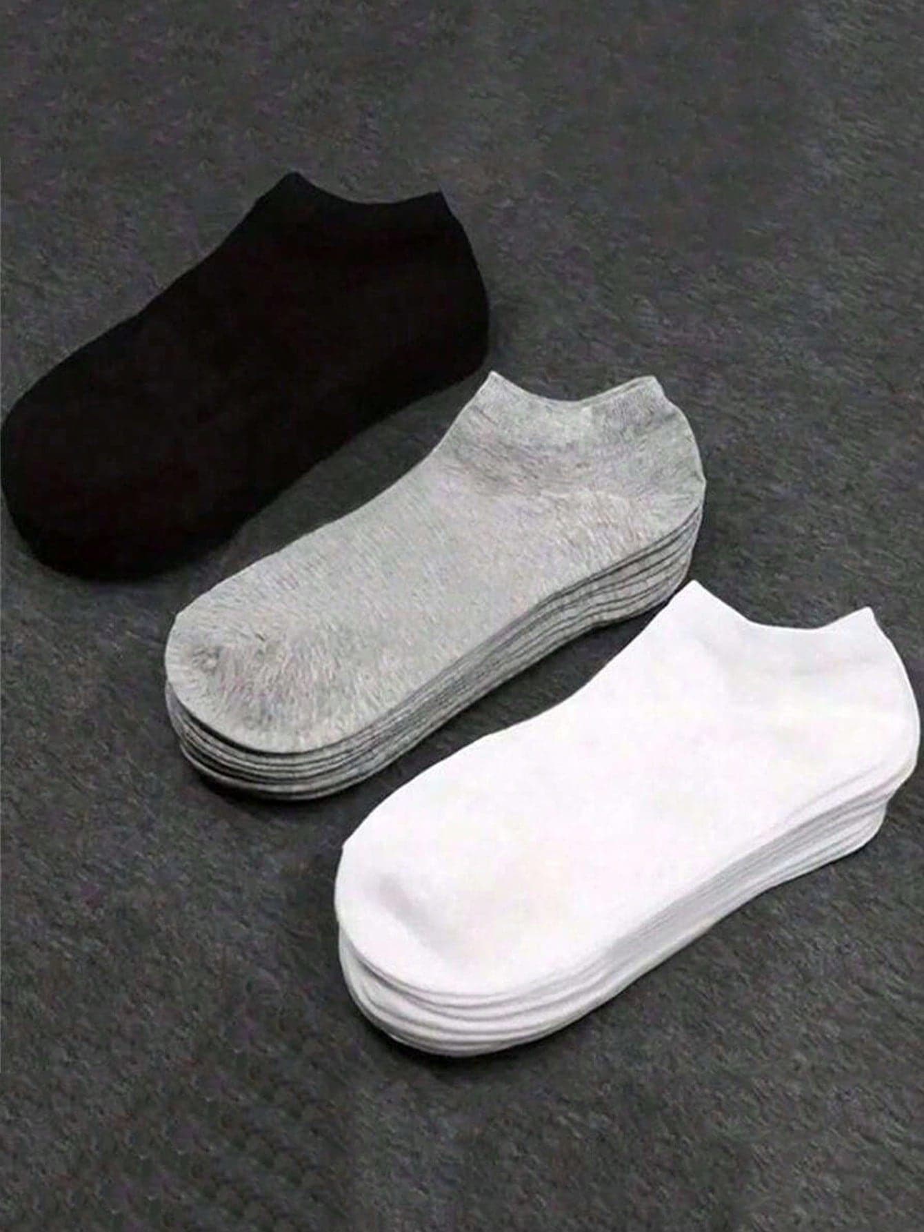 100/80pcs Minimalist,Antibacterial Low Cut Sports Socks,Milk Pattern.Available In Black,Gray,White.Daily Wear,60/50/40/30/20/18/10/8/6/4/2pcs Per Set