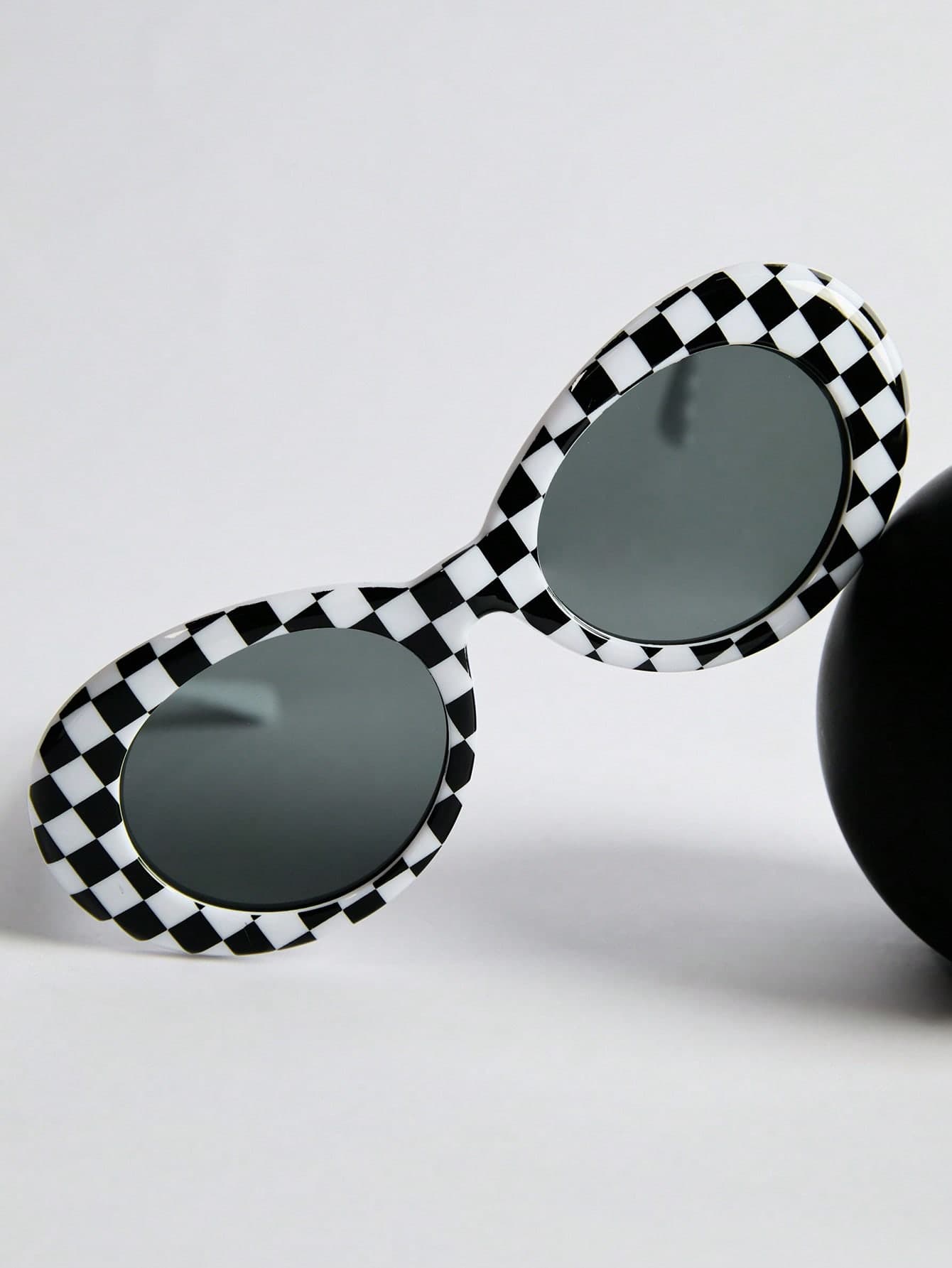 1 Pair Oval Shaped Women Casual Party Beach Street Fashion Fashion Glasses Winter Gifts