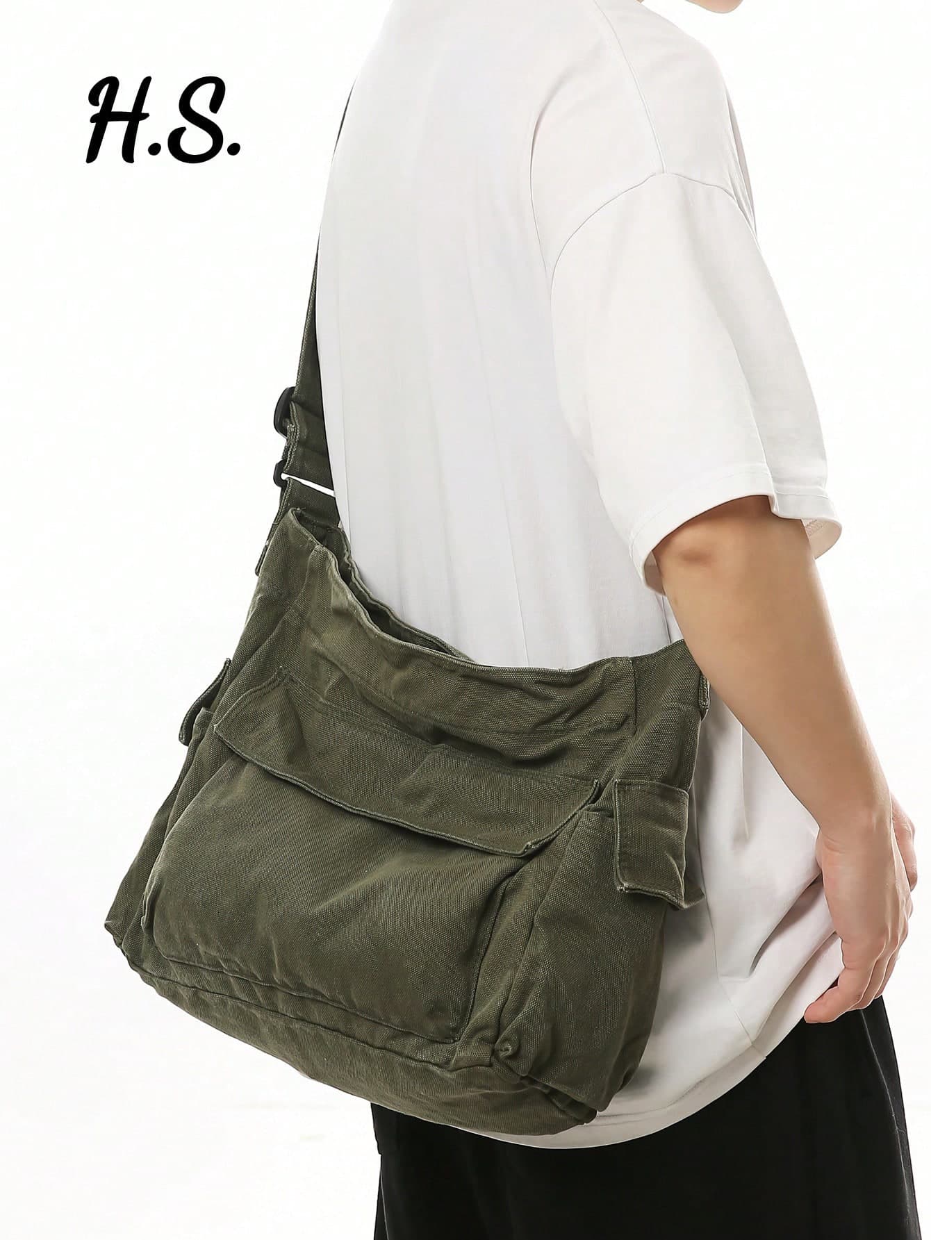 Men's Classic Square Box Shoulder Bag, Faux Leather Crossbody Side Bag, Small Messenger Bag Fit Underclassmen, Father's Day Gift, Valentine's Day Gift, Travelling, Commuting Sling Bag Fashion Men's Bags Business Pouch Festival Valentine's Day Valentine'S Day Phone Bag , Vintage , Valentines Gifts, Bags For Traveling, Easter, Tote Bags For University