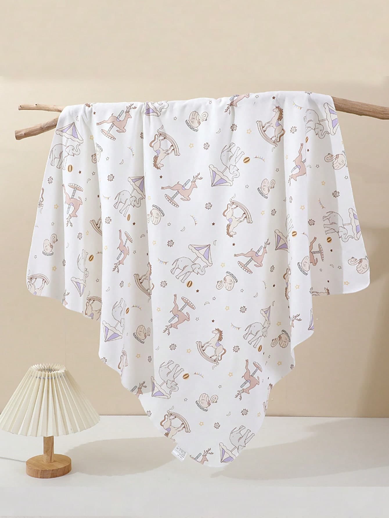 1 Pc Soft, Skin-Friendly Newborn Baby Swaddle Wrap, Baby Bath Towel, Baby Blanket, Suitable For All Seasons
