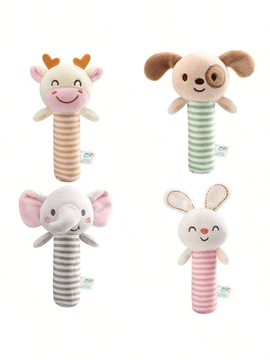 Baby Rattle 0-3 Years Old, Soft Grip Ball Doll, Fabric Plush Rattle Doll, Crib Mobile, Educational Baby Stick, Baby Rattle Doll, Plush Puppy Crib, 3 Months Baby Doll, 8 Months Baby Doll, Baby Crib Doll, Soft Baby Doll
