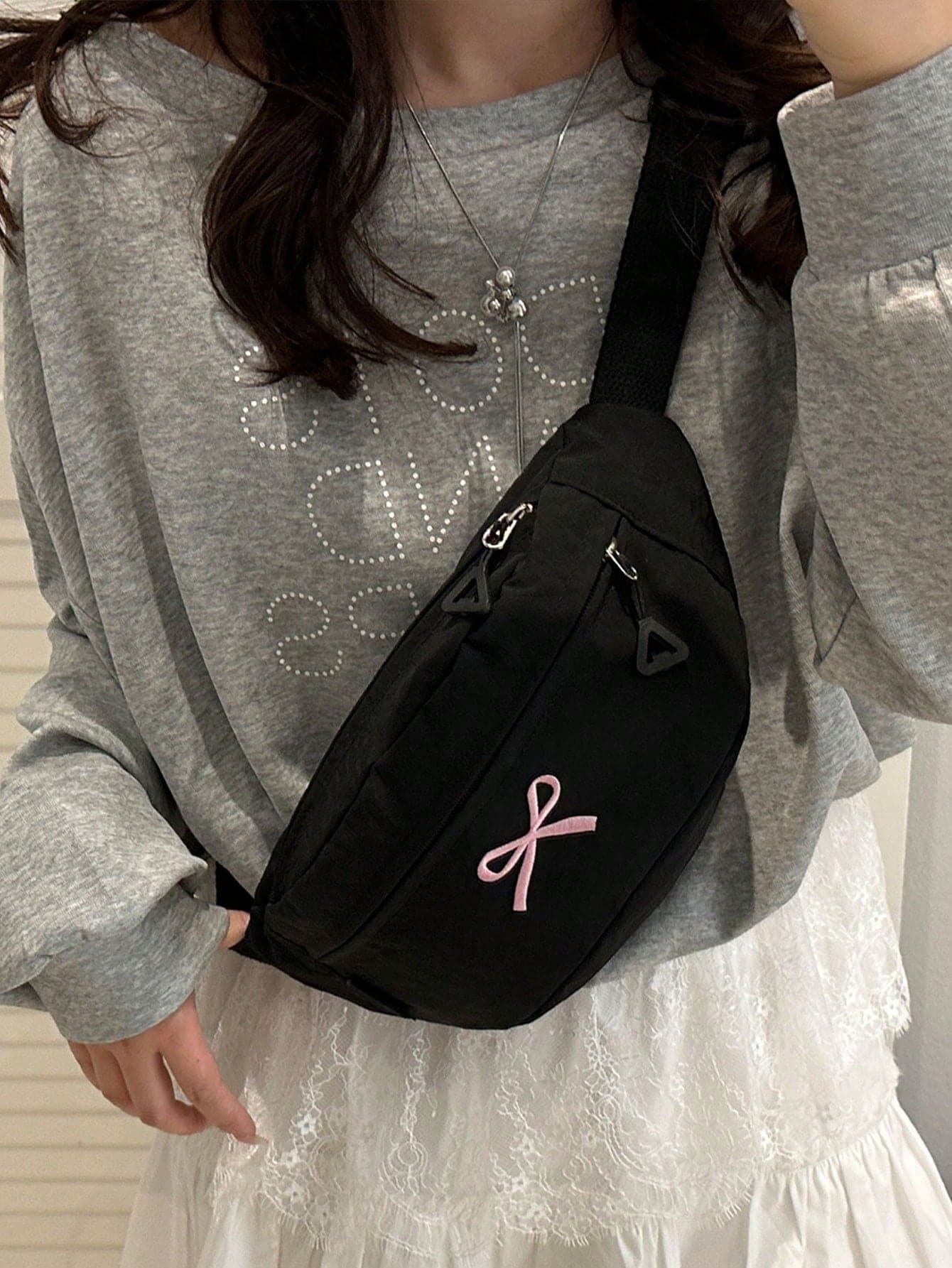 Women's Fashion Oblique Shoulder Chest Bag Waist Bag Casual Handbag