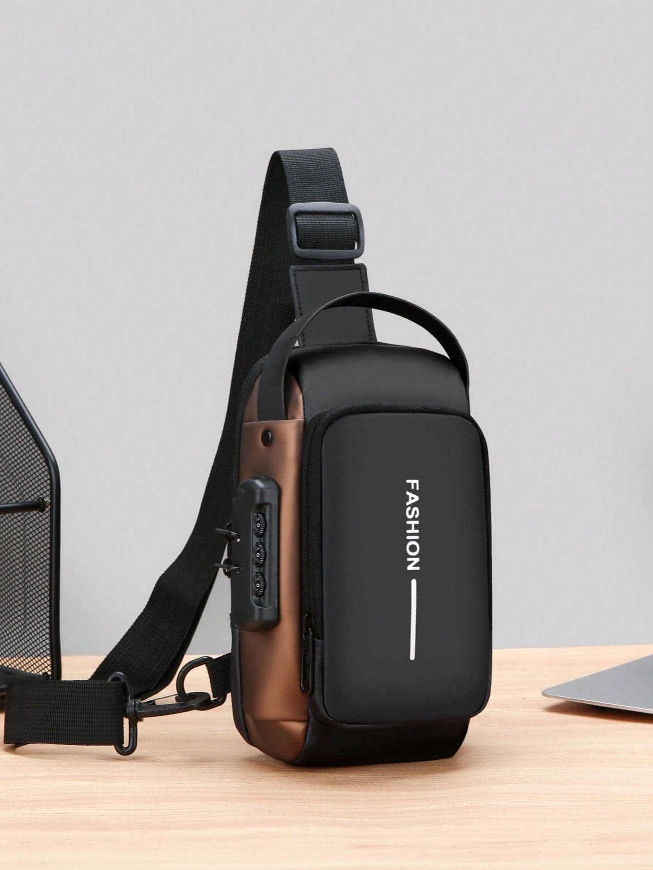 2026 New All-Season Men's Chest Bag Multifunctional Password Lock Business Shoulder Crossbody Small Bag Japanese Brand Sports Cycling Chest Bag, Men's Handbag Chest Bag Shoulder Crossbody Bag Small Square Bag Unisex Bag Business PU Waterproof Wallet Business Storage Bag Suitable For Business Trips, Toiletry Tools Storage Large Capacity Keeps Items Organized Easy To Carry Black Clutch Bag Briefcase Office Supplies Vintage Gift For Men Husband Father Valentine's Day Gift Father's Day Gift University Handbag Phone Bag Unisex Bag