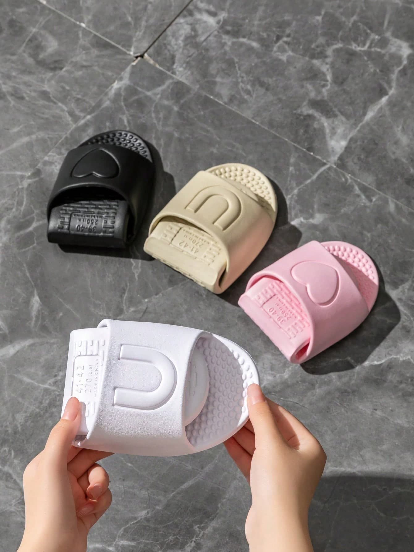 Foldable Travel Slippers Indoor Home Bathroom Massage Slides Travel Essential Portable Lightweight Durable Stylish For Home For Outdoor Daily Use