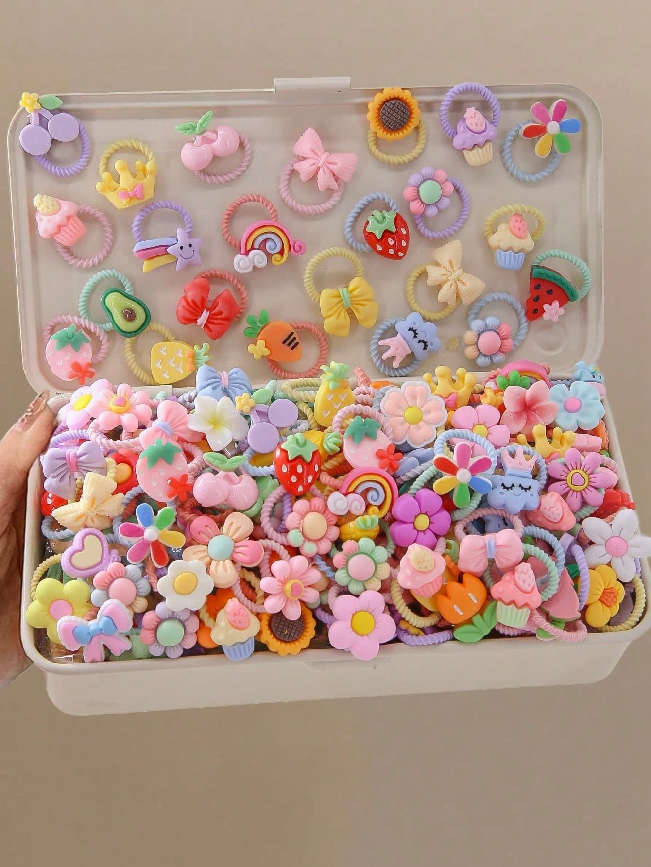 80/40pcs Cute Hair Tie Set Mini Hair Ties, Girls Hair Accessories For Daily Use, Hair Accessory Gift