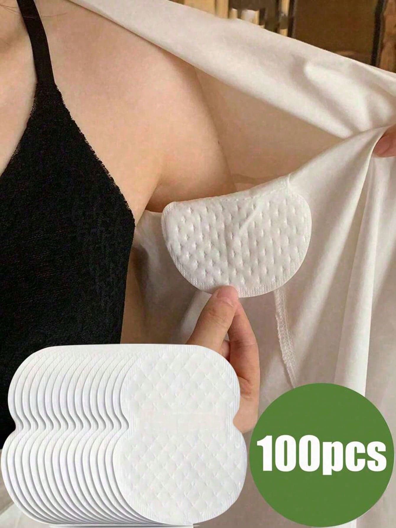 10/20/50/100/200pcs Disposable Underarm Sweat Pads, Highly Breathable, Invisible Sweat Absorption, Lightweight, Comfortable And Odorless, Easy To Use, Suitable For Men And Women, Perfect For Hot Summer, Travel, Sports, Outdoor, Essential Body Care Product, Sticker Style