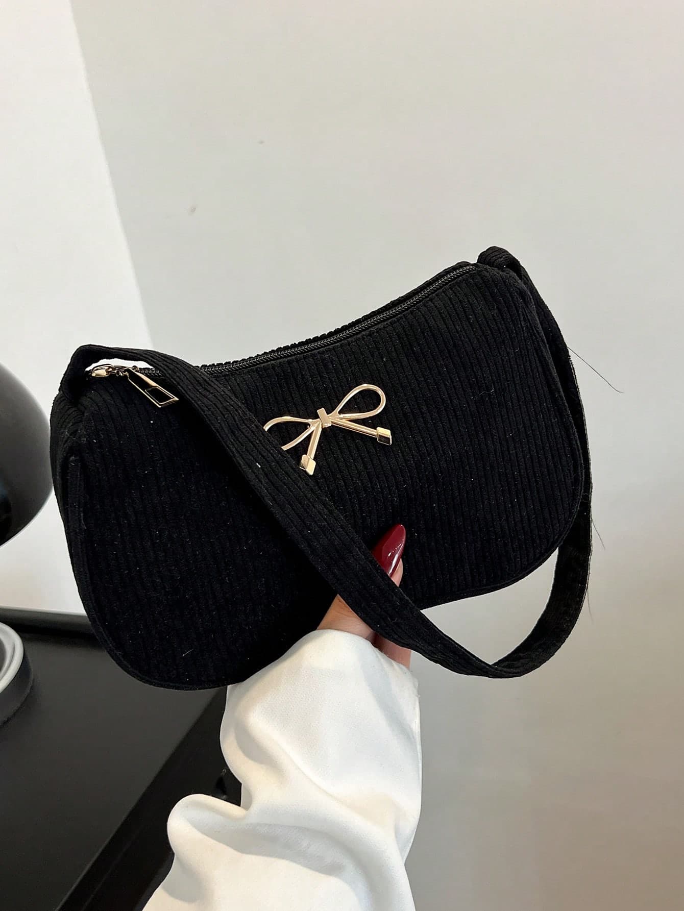 Women's Bow Decor Lightweight Luxury Shoulder Bag