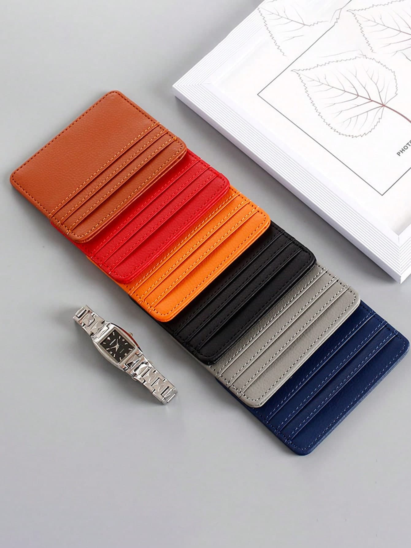 1pc Men's Stylish Class Elegant Compact Leather Wallet Multi-Card & Coin Holder ,Multiple Card Slots, Suitable For Daily Use